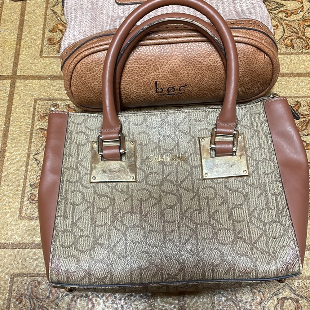 Bundle Of 2 Purses Calvin Klein And B.O.C - image 2